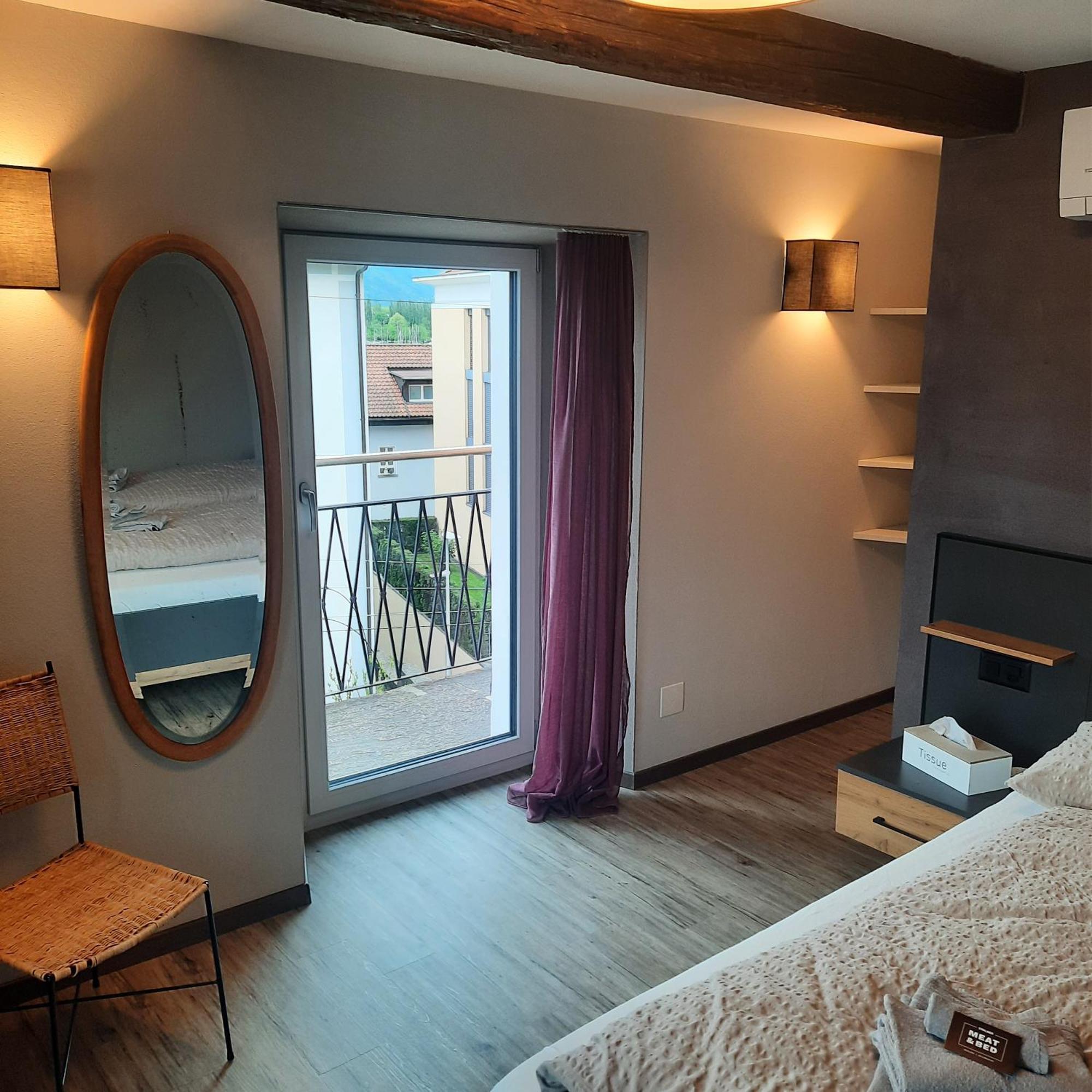 Stalder Meat & Bed Panzió Muralto Kültér fotó